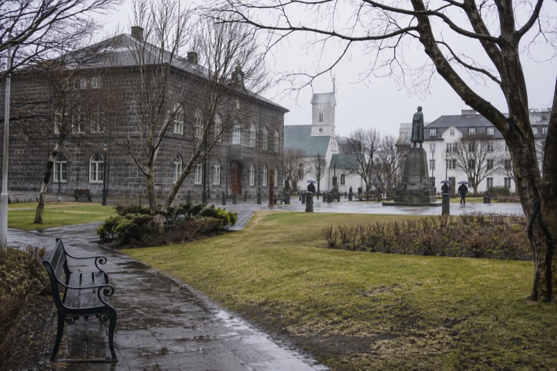 Austurvöllur square