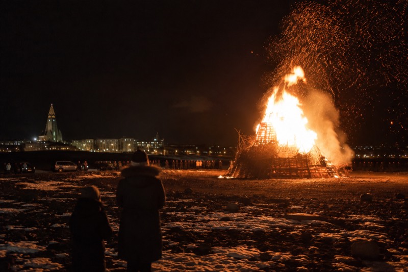 New Year's Eve bonfires (áramótabrennur)